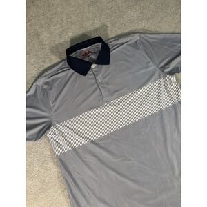 Tabasco Sport Polo Shirt Striped Golf Casual Short Sleeve Mens Size XL